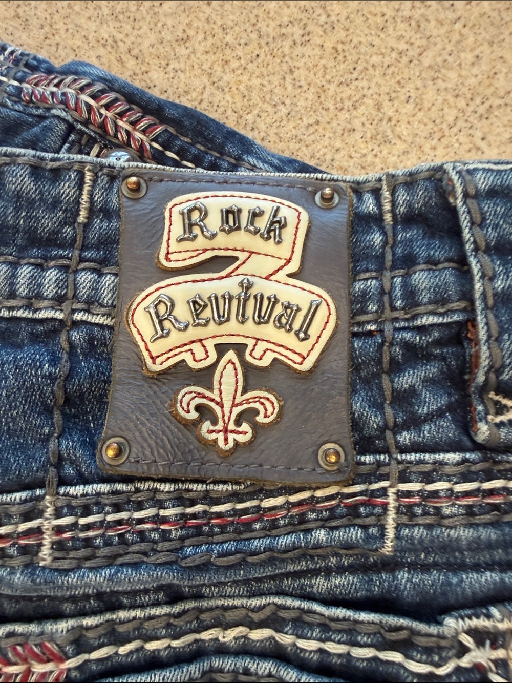 Rock Revival Men’s Burgas Boot Dark Blue size 30X32 - Picture 2 of 10
